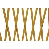 Barri&egrave;re extensible, 84" h x 20' lo, Jaune EastCoast Offshore Supplies