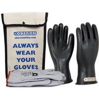 Ensemble de gants en caoutchouc pour l'&eacute;lectricit&eacute; de classe 00, 8, 11" lo, 20 cal/cm², NFPA 70E EastCoast Offshore Supplies