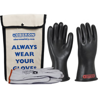 Ensemble de gants en caoutchouc pour l'&eacute;lectricit&eacute; de classe 0, 8, 11" lo, 20 cal/cm², NFPA 70E EastCoast Offshore Supplies