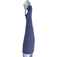 Manchette ASP &agrave; 2 plis avec trou pour pouce ECO Series Kut Gard, Aramide, 14", ASTM ANSI niveau A3, Mauve EastCoast Offshore Supplies