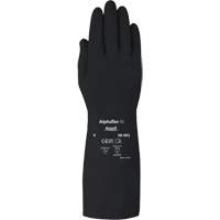 Gants d,usage moyen r&eacute;sistants aux produits chimiques AlphaTec 38001PP, Taille 7, 14" lo, Caoutchouc butyle, 14 mils EastCoast Offshore Supplies