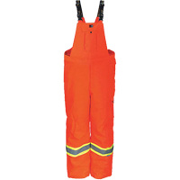Combinaison robuste trilob&eacute;e ignifug&eacute;e anti-d&eacute;chirure de 300D Journeyman, Polyester, Petit, Orange haute visibilit&eacute; EastCoast Offshore Supplies
