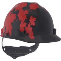 Specialty V-Gard&reg; Hard Hat, Ratchet Suspension, Black/Red EastCoast Offshore Supplies