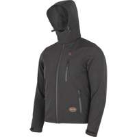 Heated Soft-Shell Jacket, Men's, Small, Black EastCoast Offshore Supplies