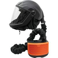 Respirateur &agrave; adduction d'air purifi&eacute; avec visi&egrave;re et ensemble de ventilation PEAKAIR DEFENDER, Respirateur &agrave; masque, Pile Lithium-ion EastCoast Offshore Supplies