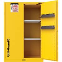 Utili-Guard+ Flammable Safety Cabinet, 45 gal., 2 Door, 43" W x 65" H x 22" D EastCoast Offshore Supplies