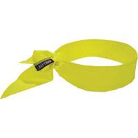 Bandeau de refroidissement Chill-Its 6702 avec polym&egrave;res int&eacute;gr&eacute;s et fermeture &agrave; nouer, Jaune lime haute visibilit&eacute; EastCoast Offshore Supplies