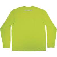 Chemise de refroidissement &agrave; manches longues avec protection solaire et UV Chill-Its 6689, Jaune lime haute visibilit&eacute;, Petit EastCoast Offshore Supplies