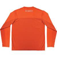 Chemise de refroidissement &agrave; manches longues avec protection solaire et UV Chill-Its 6689, Orange, Petit EastCoast Offshore Supplies