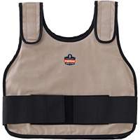 Veste de refroidissement &agrave; changement de phase standard avec sachets de recharge Chill-Its 6230, Petit/Moyen, Khaki EastCoast Offshore Supplies