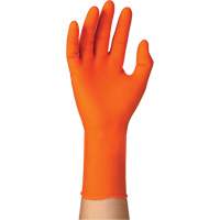 Gants jetables TOUCHNTUFF 93-800, 6,5/7, Latex/N&eacute;opr&egrave;ne/Nitrile, 23,6-mils, Sans poudre, Orange EastCoast Offshore Supplies
