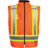High-Visibility 7-in-1 Jacket, Polyester, High Visibility Orange, X-Small EastCoast Offshore Supplies