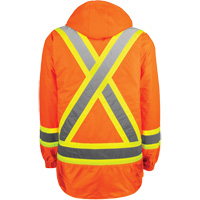 High-Visibility 7-in-1 Jacket, Polyester, High Visibility Orange, X-Small EastCoast Offshore Supplies