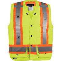 High-Visibility Surveyor's Vest, High Visibility Orange, Small, Polyester EastCoast Offshore Supplies