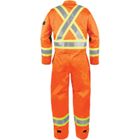 High-Visibility Fire-Resistant Coveralls, Size Small, Orange EastCoast Offshore Supplies