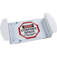 "Danger Confined Space Permit Required For Entry" Manhole Sign, 21" x 30", Polystyrene, English EastCoast Offshore Supplies