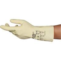 AlphaTec&reg; 87-137 Lightweight Natural Gloves, Size 7, 11.8" L, Rubber Latex, 16-mil EastCoast Offshore Supplies
