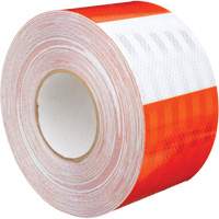 Pellicule souple pour chantiers routiers &agrave; haute intensit&eacute; 382VHIP, 5" la x 150' lo, Orange et blanc EastCoast Offshore Supplies