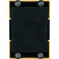 HAZLOK Safety Barrier System, Plastic, Magnetic Mount, 30', Black and Yellow Tape EastCoast Offshore Supplies