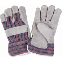 Gants d'ajusteur rugueux, Grand, Paume en Cuir de vache refendu, Doublure en Coton EastCoast Offshore Supplies