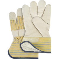 Abrasion-Resistant Winter-Lined Fitters Gloves, Ladies, Grain Cowhide Palm, Cotton Fleece Inner Lining EastCoast Offshore Supplies