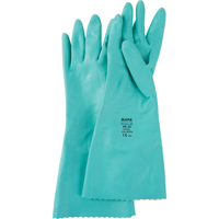 StanSolv&reg; Embossed Z-Pattern Grip Gloves, Size Small/7, 14" L, Nitrile, Interlock Inner Lining, 11-mil EastCoast Offshore Supplies