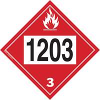 1203 Gasohol & Gasoline Flammable Liquid TDG Placard, Plastic EastCoast Offshore Supplies