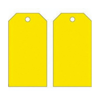 Blank Accident Prevention Tags, Metal, 3" W x 5-3/4" H EastCoast Offshore Supplies