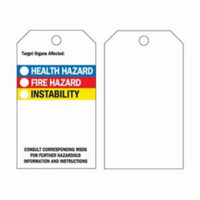 Self-Laminating Right-To-Know Tags, Polyester, 3" W x 5-3/4" H, English EastCoast Offshore Supplies