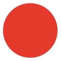 Round Write-On Labels, Circle, 1.5" L x 1.5" W, Red EastCoast Offshore Supplies