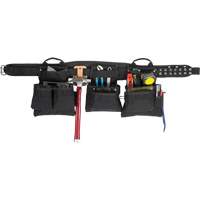 Ceinture &agrave; outils professionnelle pour menuisier, Polyester, Noir EastCoast Offshore Supplies