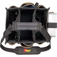 Grands porte-outils pour &eacute;lectriciens et travaux de maintenance, Polyester, 23 pochettes, Noir EastCoast Offshore Supplies