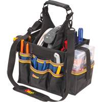 Grands porte-outils pour &eacute;lectriciens et travaux de maintenance, Polyester, 23 pochettes, Noir EastCoast Offshore Supplies
