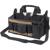 Sac &agrave; outils avec plateau central, Toile, 16 pochettes, Noir EastCoast Offshore Supplies