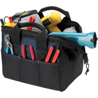Sac &agrave; outils BIGMOUTH, Polyester, 23 pochettes, Noir EastCoast Offshore Supplies