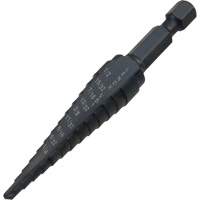 Foret &eacute;tag&eacute; no 1, 1/8" - 1/2", Incr&eacute;ments de 1-3/2", Acier rapide EastCoast Offshore Supplies