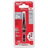 #1 Shockwave Impact Duty Step Drill Bit, 1/2" - 1-1/8" , 1/32" Increments, Titanium EastCoast Offshore Supplies
