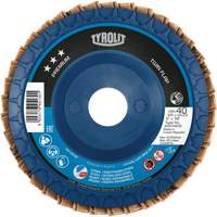 Twin Flap Disc, 4-1/2" x 7/8", Type 27, 40 Grit, Ceramic/Zirconia Alumina EastCoast Offshore Supplies
