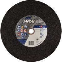 Metal A Chop Saw Cut-Off Wheel, 14" x 3/32", 1" Arbor, Type 01/41, Aluminum Oxide, 4365 RPM EastCoast Offshore Supplies