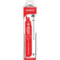 Lame de scie alternative autod&eacute;montage, Bim&eacute;tal, 14-18 Dents par pouce, 6" lo x 1" la EastCoast Offshore Supplies