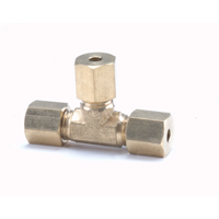 Compression Tees - Tube All Ends, 1/4" x 1/4" x 3/8" EastCoast Offshore Supplies