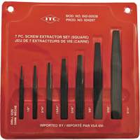 ISE-7 7-Piece Square Screw Extractor Set, For Screw Size 1/8" - 9/16" EastCoast Offshore Supplies
