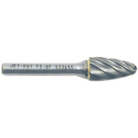F5-NF 1/4" Round Nose Shape Bur for Aluminum/Non-Ferrous Materials, 1/2" Dia. EastCoast Offshore Supplies