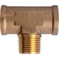 Branch Tees Extruded Male On Branch, Brass, 1/2" EastCoast Offshore Supplies
