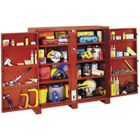 Jobsite Shelf Cabinet, Steel, 47.5 Cubic Feet, Red EastCoast Offshore Supplies