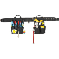 20 Pocket Tool Belt Combo, Polyester, Black EastCoast Offshore Supplies