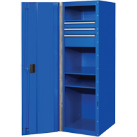 RX Series Side Cabinet, 3 Drawers, 19" W x 25" D x 61" H, Blue EastCoast Offshore Supplies