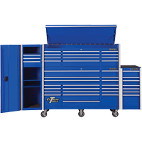 RX Series Side Cabinet, 3 Drawers, 19" W x 25" D x 61" H, Blue EastCoast Offshore Supplies