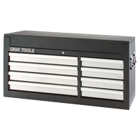 Top Chest - 8 Drawers, 41-1/2" W, 8 Drawers, Black EastCoast Offshore Supplies