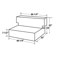 Steel Fuel Transfer Tank, Steel, 100 Gal. Capacity, Black EastCoast Offshore Supplies